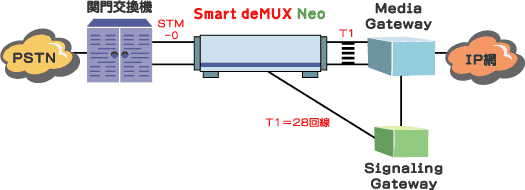 Smart deMUX Neo接続例