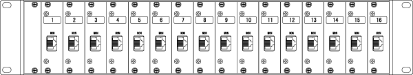 RJ-45 Monitor BOX前面