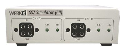 SS7 Simulator(CII) 前面